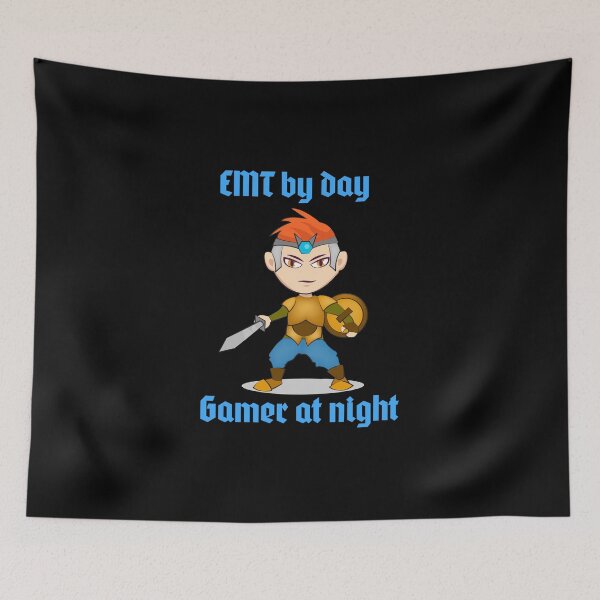 Item preview, EMT by day gamer by night designed and sold by JustSaiyan1.