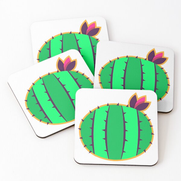 Item preview, Old Lady Cactus (Mammillaria hahniana) or Barrel Cactus (Ferocactus) emoji design designed and sold by beanibooi.