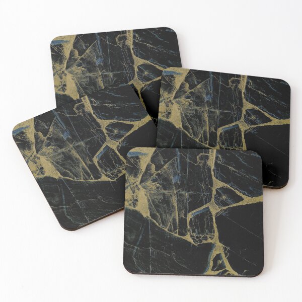 Item preview, Gold Black Blue Marbling  designed and sold by ZaydounStark.