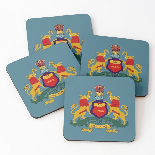 Item preview, Since 2020 AD Latin crest elephants lions adults kids designed and sold by SolidEarthArt.