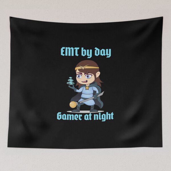 Item preview, EMT by day gamer by night designed and sold by JustSaiyan1.