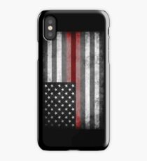 The Thin Red Line - American Firefighter iPhone Case