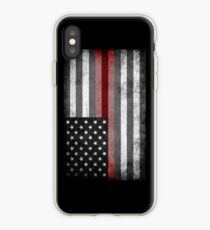 The Thin Red Line - American Firefighter iPhone Case