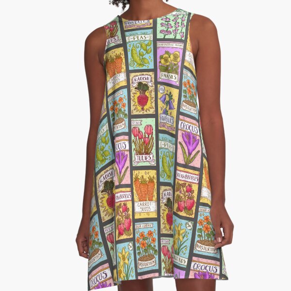 Vista previa del artículo con la obra «Lindo paquete de semillas de primavera - Diseño Cottagecore», diseñado y vendido por TimorousEclectc.