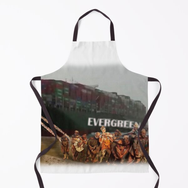 Item preview, Evergreen container ship in suez canal Demotivator designed and sold by saf-saf.