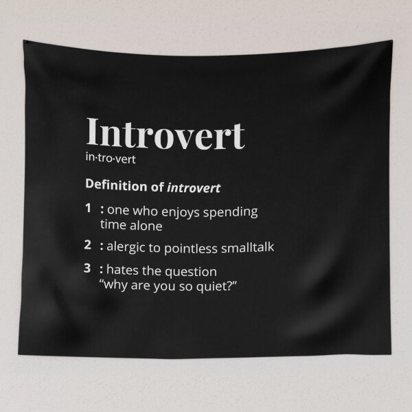 Item preview, Introvert definition designed and sold by DonatasSab.