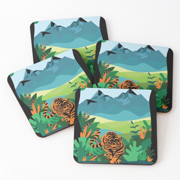 Item preview, Wild Tiger in the Jungle designed and sold by Rhu Creations.