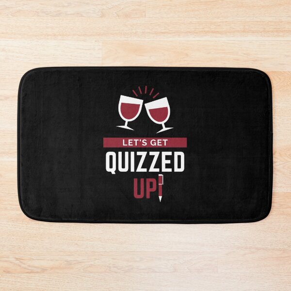 Item preview, Let's Get Quizzed Up! Wine Edition (White) designed and sold by PaynesPopUpQuiz.
