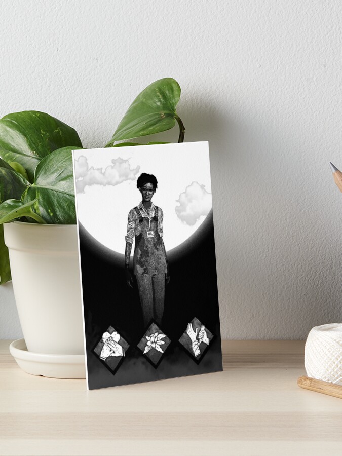 Adept Claudette Art Board Print By Creep Jerky Redbubble