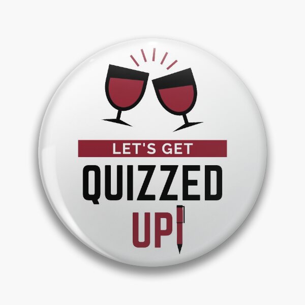 Item preview, Let's Get Quizzed Up! Wine Edition (Black) designed and sold by PaynesPopUpQuiz.