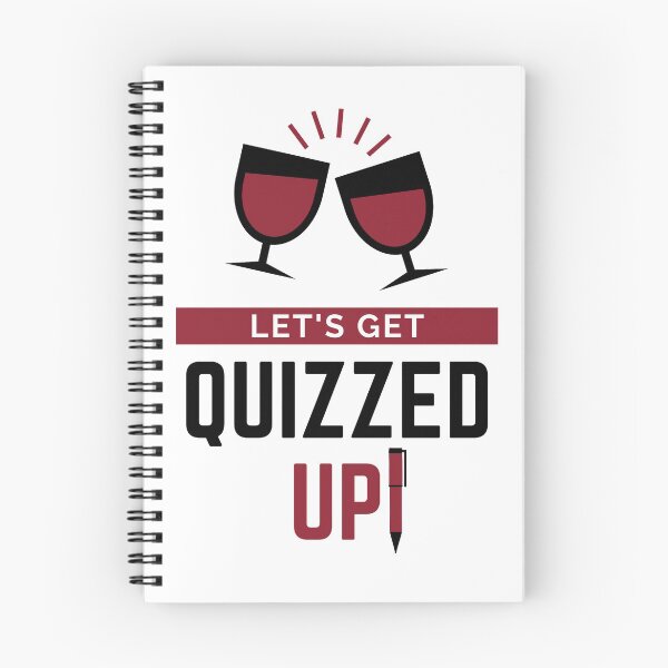Item preview, Let's Get Quizzed Up! Wine Edition (Black) designed and sold by PaynesPopUpQuiz.