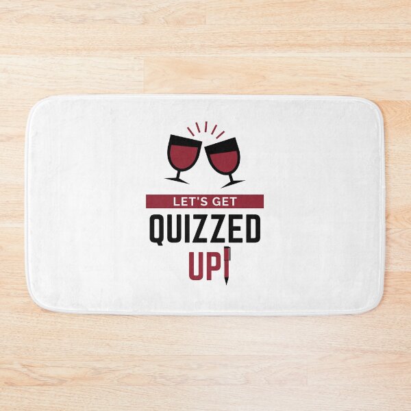Item preview, Let's Get Quizzed Up! Wine Edition (Black) designed and sold by PaynesPopUpQuiz.
