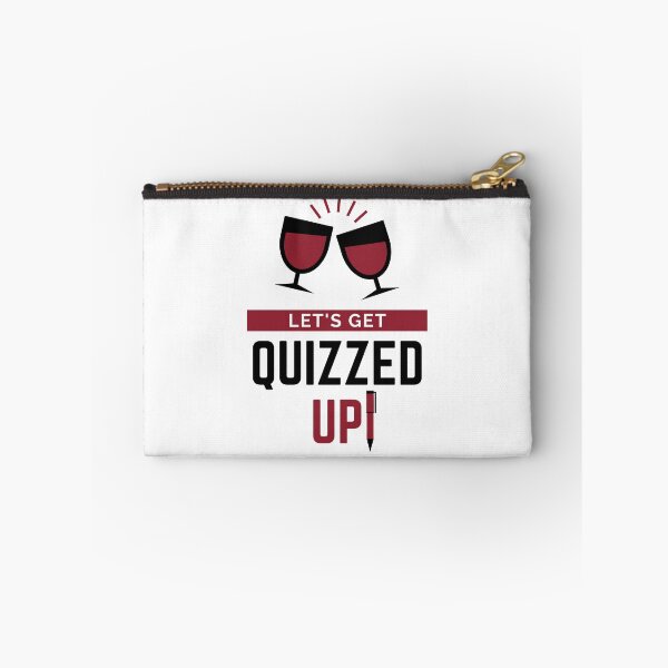 Item preview, Let's Get Quizzed Up! Wine Edition (Black) designed and sold by PaynesPopUpQuiz.