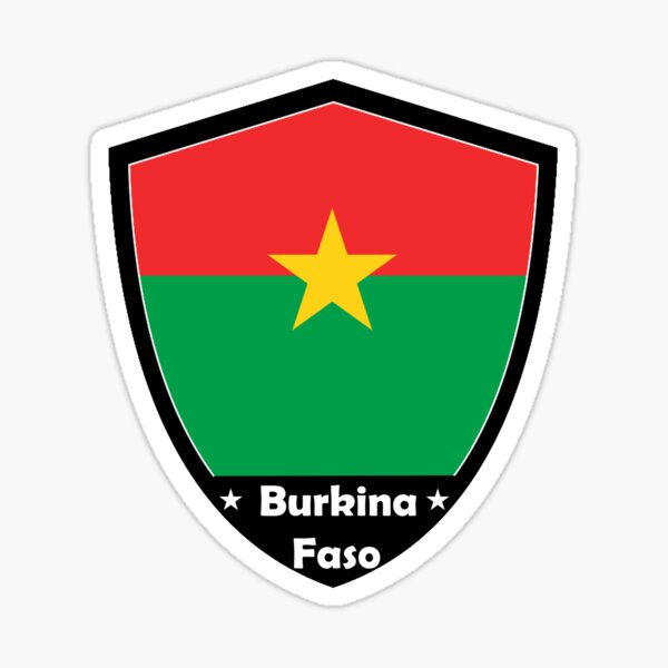 Team Burkina Faso flag design' Sticker