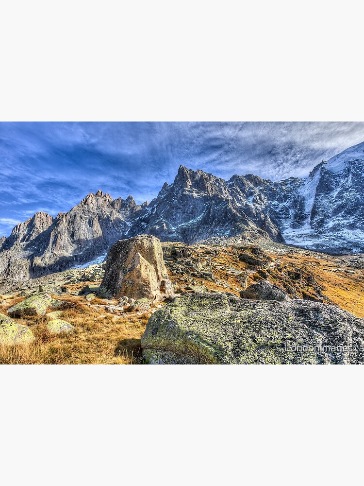 Discover French Alps Chamonix Premium Matte Vertical Poster