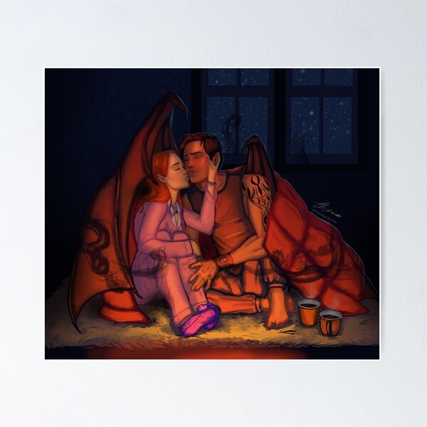 Póster for Sale con la obra «Gwyn Bardara- Una corte de llamas plateadas,  serie ACOTAR» de Dashurcreative