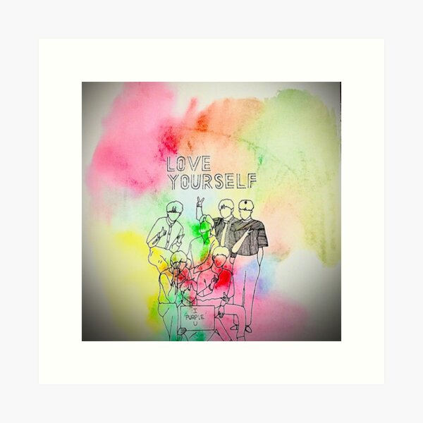 防弾少年団(BTS) - BTS love yourself art print ジョングクの