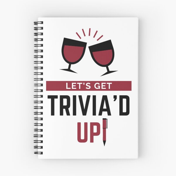 Item preview, Let's Get Trivia'd Up! Wine Edition (Black) designed and sold by PaynesPopUpQuiz.