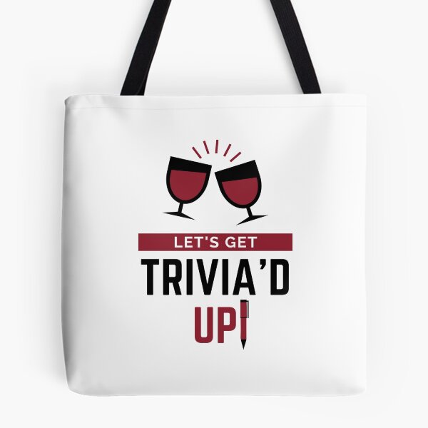 Item preview, Let's Get Trivia'd Up! Wine Edition (Black) designed and sold by PaynesPopUpQuiz.