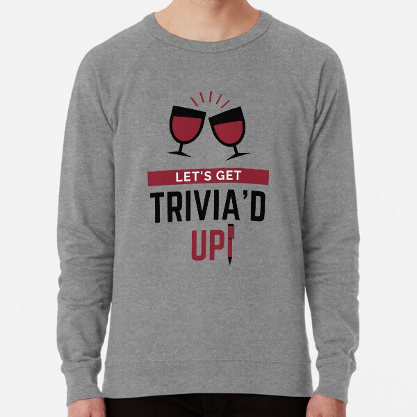 Item preview, Let's Get Trivia'd Up! Wine Edition (Black) designed and sold by PaynesPopUpQuiz.