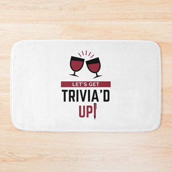 Item preview, Let's Get Trivia'd Up! Wine Edition (Black) designed and sold by PaynesPopUpQuiz.