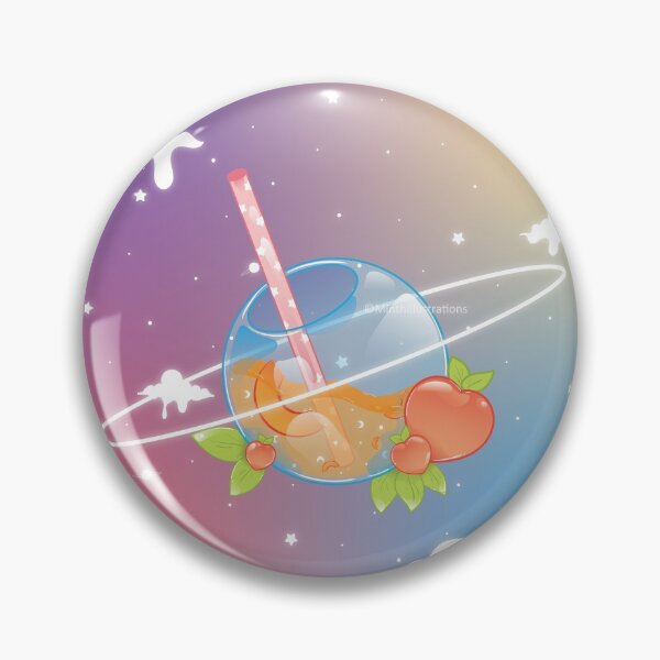 Item preview, Planet Peach Drink  designed and sold by MinthStudios.