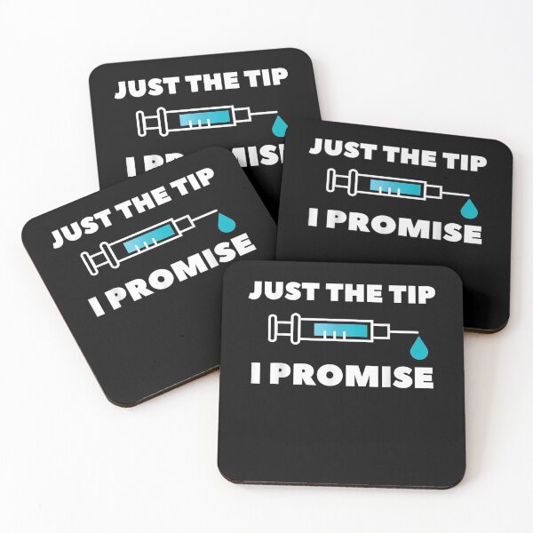 Item preview, Just The Tip I Promise Funny Vaccination  designed and sold by beatabea.
