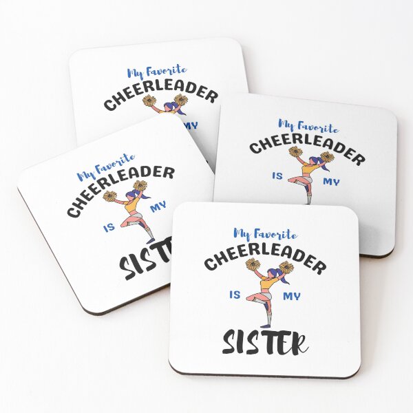 Item preview, My Favorite Cheerleader Is My Sister designed and sold by momsnpops.