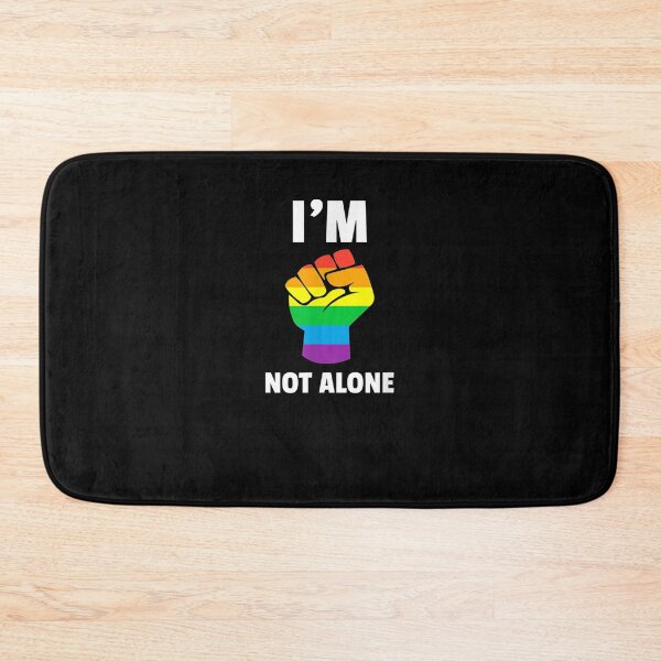 Item preview, I Am Not Alone Rainbow Lesbian Gay Bisexual Trans Lgbtq  designed and sold by beatabea.