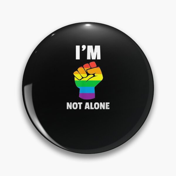 Item preview, I Am Not Alone Rainbow Lesbian Gay Bisexual Trans Lgbtq  designed and sold by beatabea.