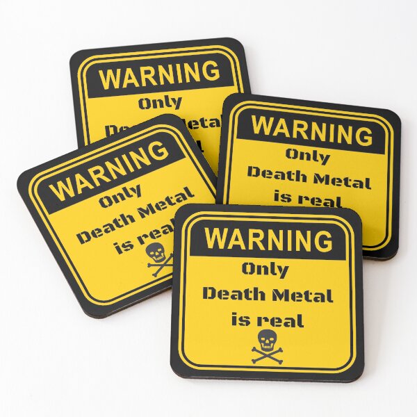Item preview, Warning: Only Death Metal is real designed and sold by Cheerocki.