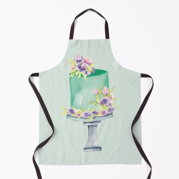 Item preview, Green and Purple Floral Wedding Cake designed and sold by Alicia Chee.