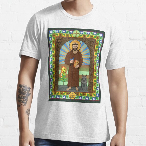 "St. Francis of Assisi Icon" Tshirt for Sale by draber Redbubble