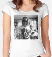 Macaulay Gosling - t-shirt of Macaulay Culkin wearing a t-shirt of Ryan Gosling wearing a t-shirt of Macaulay Culkin Women's Fitted Scoop T-Shirt