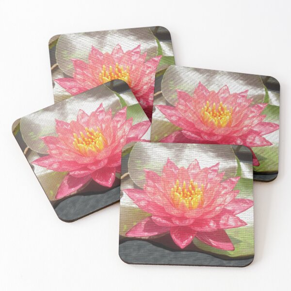 Item preview, Pseudomurals 00034 (Pink Water Lily) designed and sold by CleanWIP.