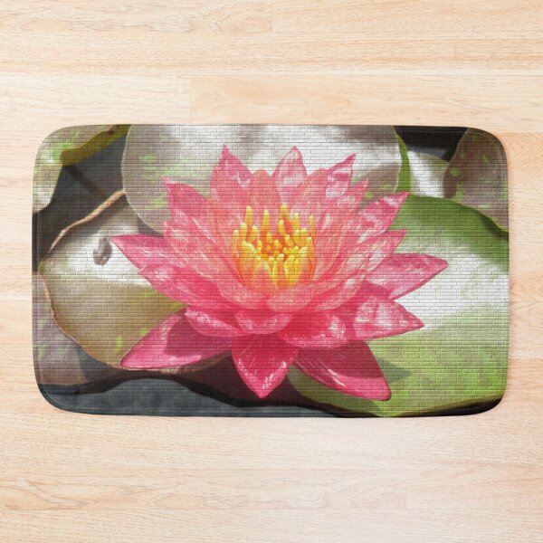 Item preview, Pseudomurals 00034 (Pink Water Lily) designed and sold by CleanWIP.
