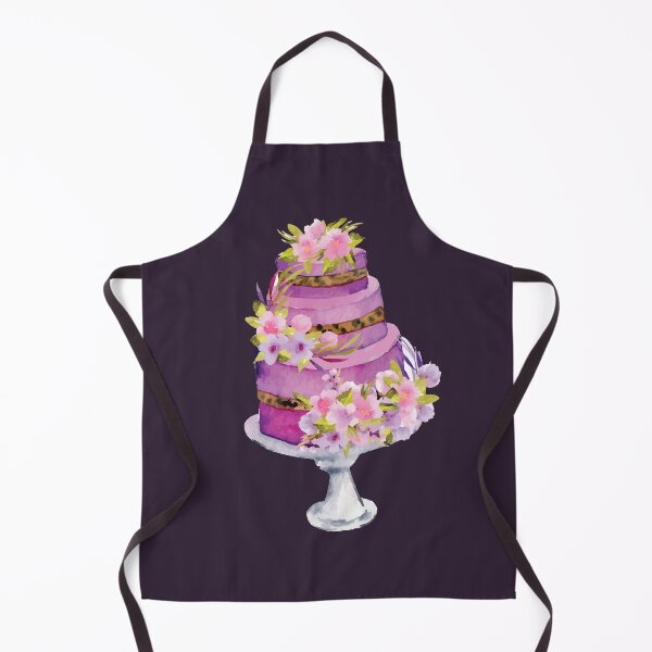Item preview, Purple and Pink Floral Tier Wedding Cake designed and sold by Alicia Chee.
