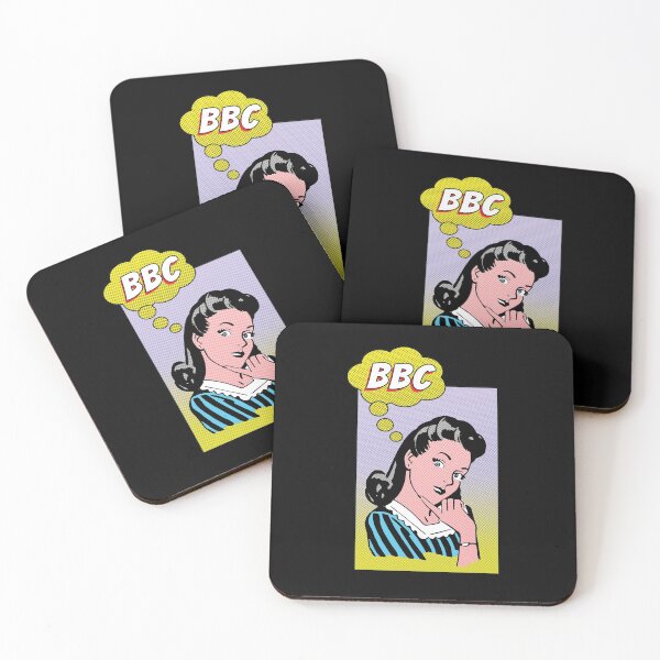 Item preview, Thinking About a BBC Funny Hot Wife Vintage Comic Style designed and sold by Beijo-Vertical.