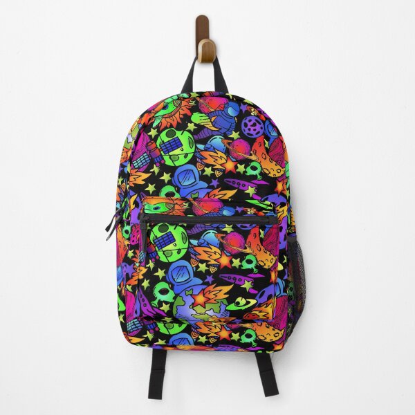 Item preview, Seamless space vibrant trippy doodles art designed and sold by Infdesigner.