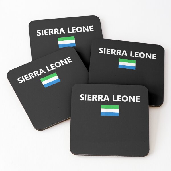 Item preview, Sierra Leone Flag Country  designed and sold by beatabea.