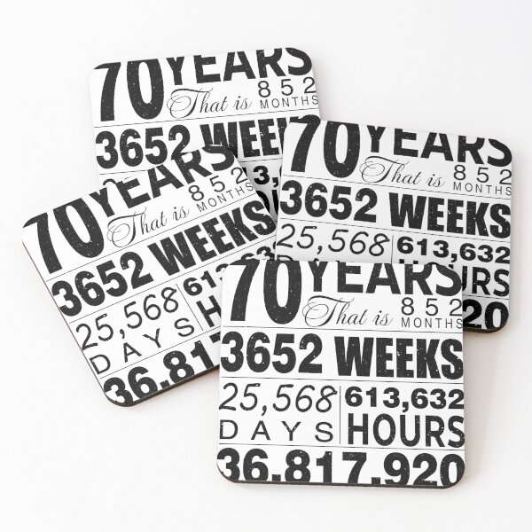 Item preview, 70 Years You Have Been Loved For 70 Years Celebration For 70th Birthday Party 70th Anniversary Birthday Gifts designed and sold by David David.
