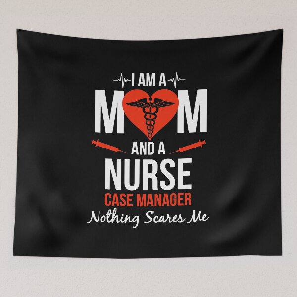 Item preview, Mom And A Nurse Case Manager Nothing Scares Me designed and sold by AwesomeWorld1.
