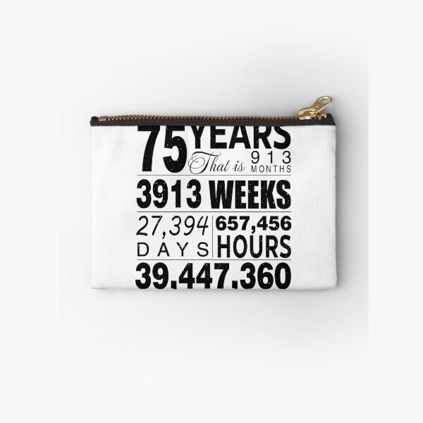 Item preview, 75 Years You Have Been Loved For 75 Years Celebration For 75th Birthday Party 75th Anniversary Birthday Gifts designed and sold by David David.