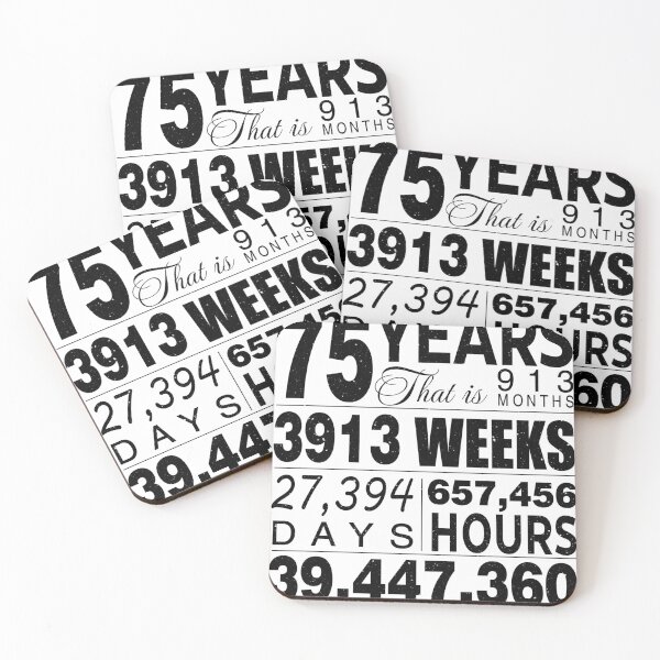 Item preview, 75 Years You Have Been Loved For 75 Years Celebration For 75th Birthday Party 75th Anniversary Birthday Gifts designed and sold by David David.