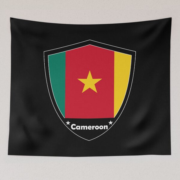 Item preview, Cameroon Flag Badge designed and sold by Gina-Driada.