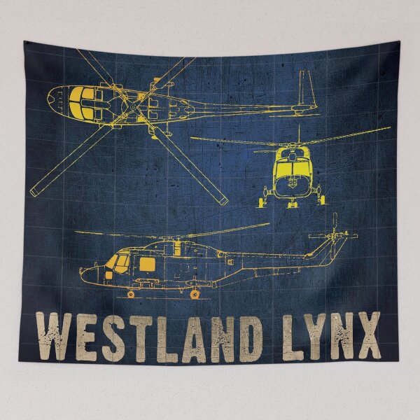 Item preview, Westland Lynx Vintage Blueprint designed and sold by dacdibac.