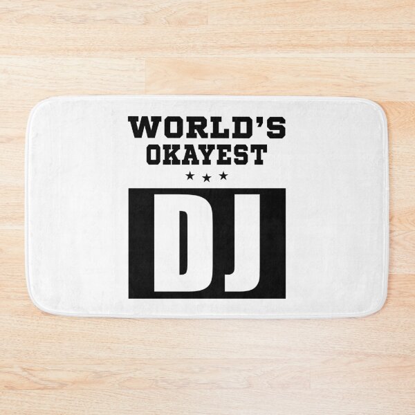 Item preview, World's Okayest Dj funny designed and sold by BestUncommonTee.