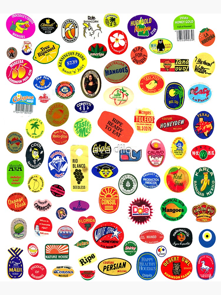 fruit stickers by adilo