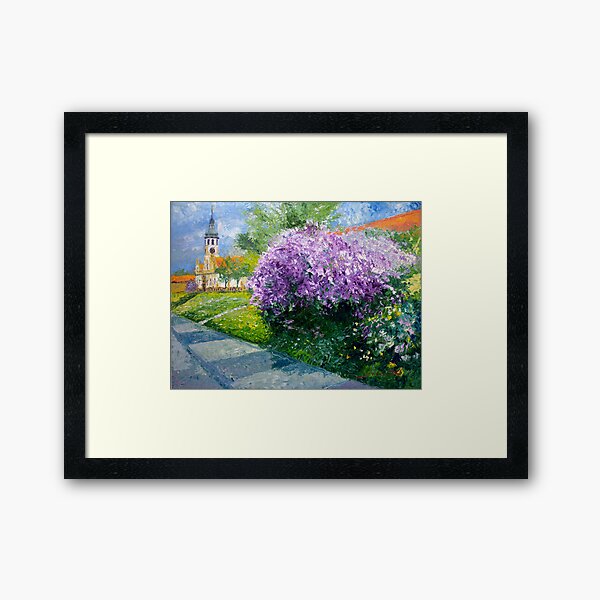 Prague Spring Loreta Lilacs Framed Art Print