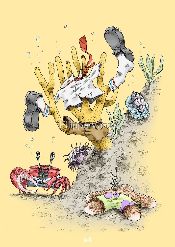 "Real Life SpongeBob" by Filippo Vanzo Redbubble